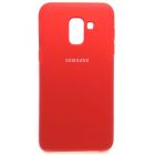 Чохол Silicone Case для Samsung Galaxy J6 2018 J600F Red (Червоний)(зас.тов.)