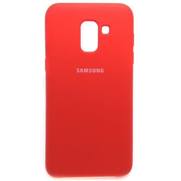 Чохол Silicone Case для Samsung Galaxy J6 2018 J600F Red (Червоний)(зас.тов.)