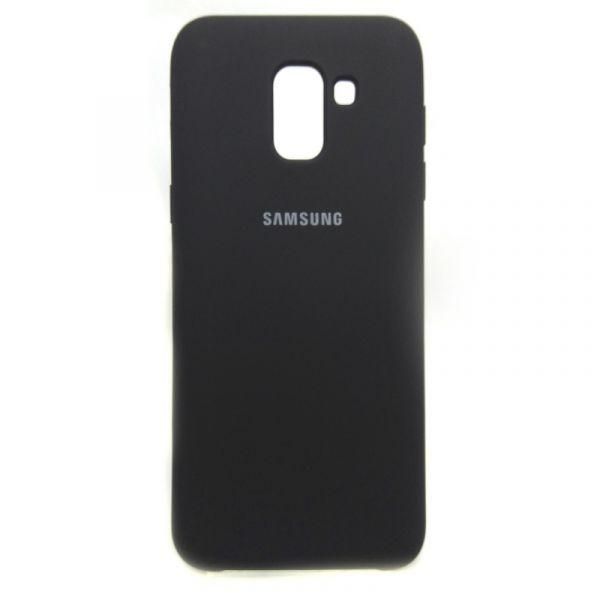 Чохол Silicone Case для Samsung Galaxy J6 2018 J600F Black (Чорний)(зас.тов.)