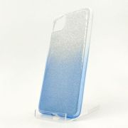 Силіконовий чохол із блискітками VAJA Huawei Y5P Blue(зас.тов.)