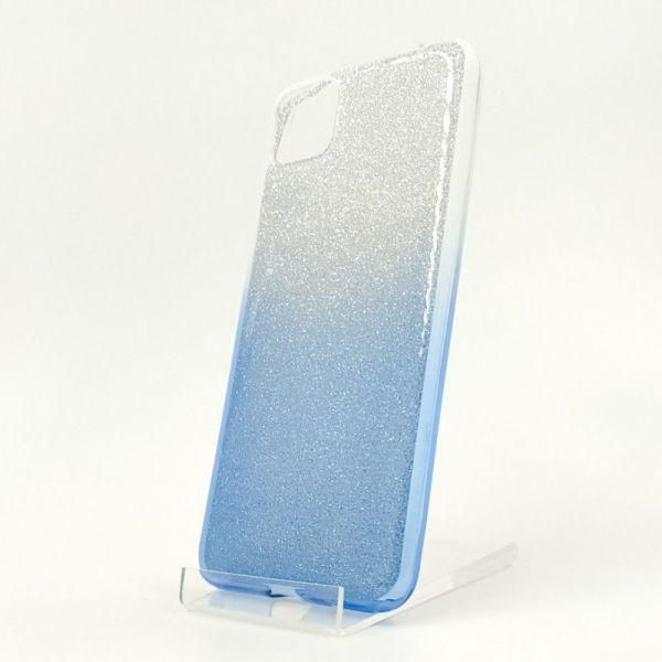 Силіконовий чохол із блискітками VAJA Huawei Y5P Blue(зас.тов.)