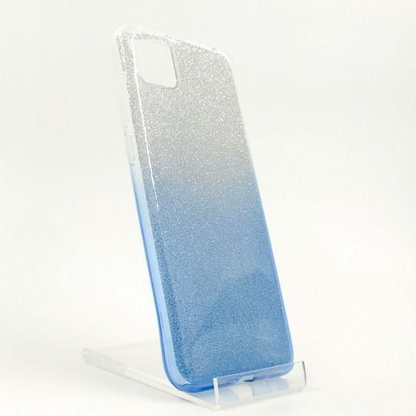 Силіконовий чохол із блискітками VAJA Huawei Y5P Blue(зас.тов.)