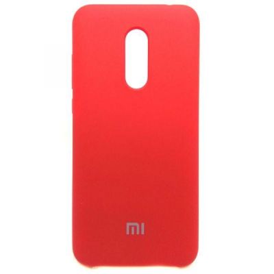 Чохол Silicone Case для Xiaomi Redmi 5 Plus Red (Червоний)(зас.тов.)