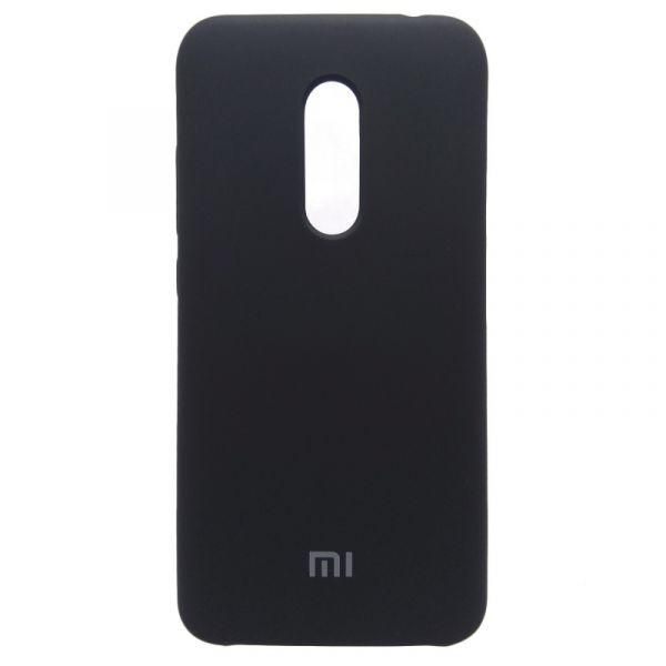 Чохол Silicone Case для Xiaomi Redmi 5 Plus Black (Чорний)(зас.тов.)