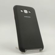 Матовий чохол Silicone Case Samsung Galaxy J7 Black(зас.тов.)