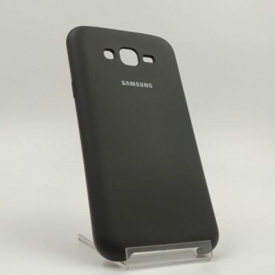 Матовий чохол Silicone Case Samsung Galaxy J7 Black(зас.тов.)