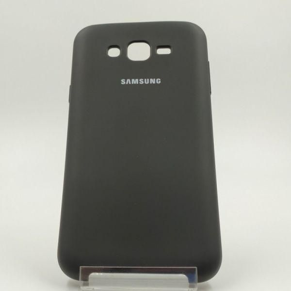 Матовий чохол Silicone Case Samsung Galaxy J7 Black(зас.тов.)