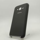 Матовий чохол Silicone Case Samsung Galaxy J7 Black(зас.тов.)