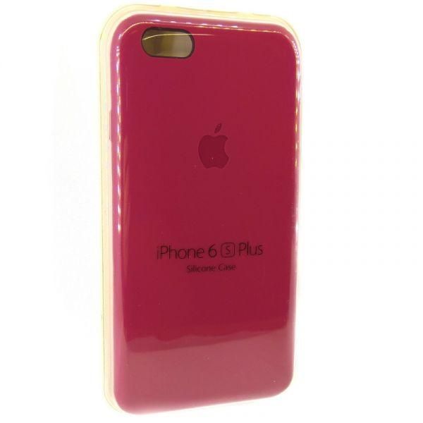 Чохол Silicone Case для iPhone 6G+ Rose Red(зас.тов.)
