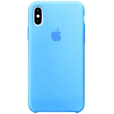 Чохол Silicone Case для iPhone X/Xs Blue Agate