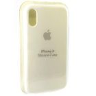 Чохол Silicone Case для iPhone X White (Білий)