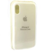 Чохол Silicone Case для iPhone X White (Білий)