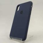 Чохол Silicone Case для iPhone X/Xs Navy storm