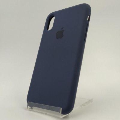 Чохол Silicone Case для iPhone X/Xs Navy storm