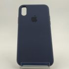 Чохол Silicone Case для iPhone X/Xs Navy storm