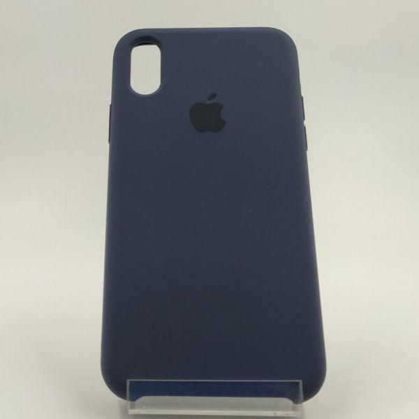 Чохол Silicone Case для iPhone X/Xs Navy storm
