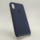Чохол Silicone Case для iPhone X/Xs Navy storm