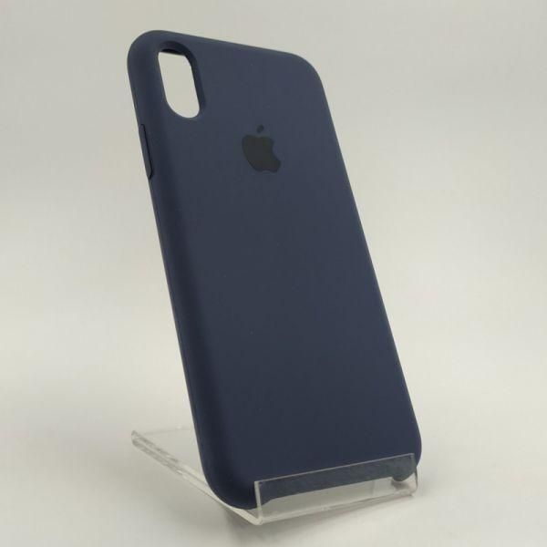 Чохол Silicone Case для iPhone X/Xs Navy storm