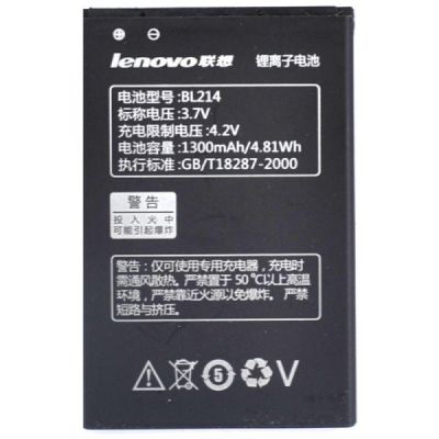 Акумуляторна батарея для Lenovo A218/A208/A300T/A360E BL214 1300 mAh(зас.тов.)