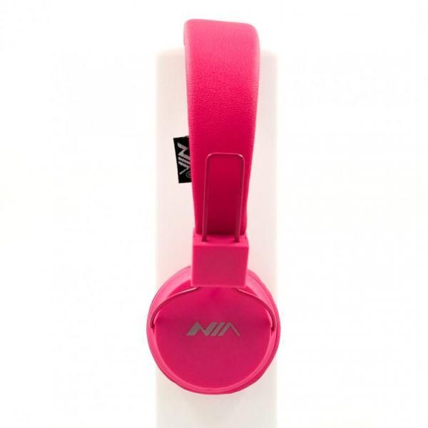 Навушники NIA A1 з мікрофоном Pink(зас.тов.)