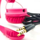 Навушники NIA A1 з мікрофоном Pink(зас.тов.)