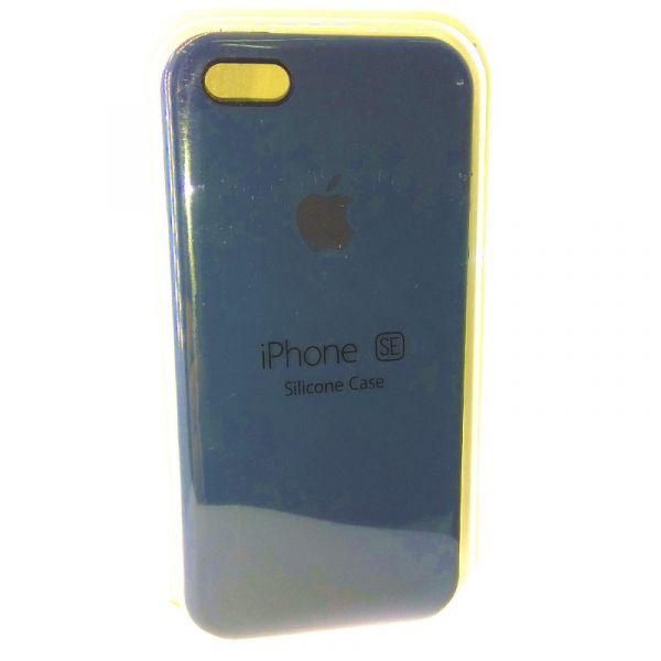 Чохол Silicone Case для iPhone 5G/5S/5SE Navy storm (9979)(зас.тов.)
