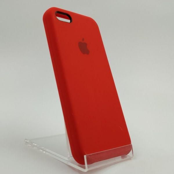 Чохол Silicone Case для iPhone 5G/5S/5SE Red(зас.тов.)