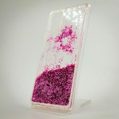 Чохол-переливашка SWIM SEQUOINS Samsung A51 Pink(зас.тов.)