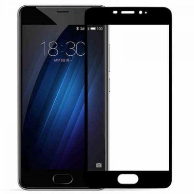 Захисне скло HOCO Full Glue Glass для Meizu M6 Black(зас.тов.)
