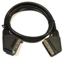 Кабель SCART 1м(зас.тов.)