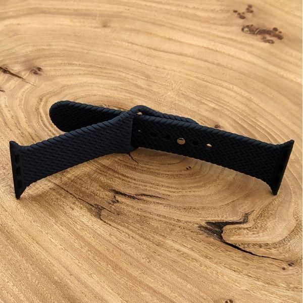 Силіконовий ремінець для Apple Watch Braided Gray 42/44mm(зас.тов.)