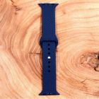 Силіконовий ремінець для Apple Watch Braided Navy Storm 42/44 mm(зас.тов.)