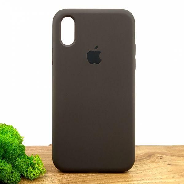 Чохол Silicone Case для iPhone X/Xs Coffee