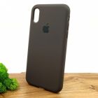 Чохол Silicone Case для iPhone X/Xs Coffee