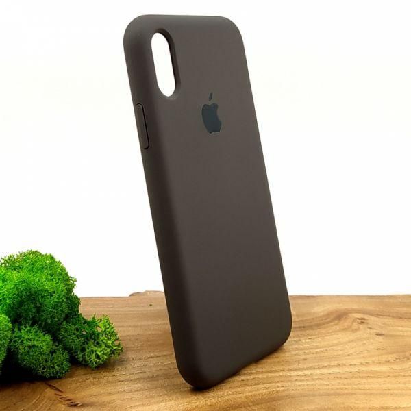 Чохол Silicone Case для iPhone X/Xs Coffee