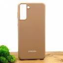 Чохол Silicone Case для Samsung S21+ Matte Pink(зас.тов.)