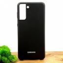 Чохол Silicone Case для Samsung S21 plus Black(зас.тов.)