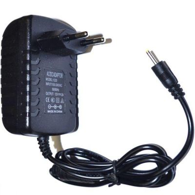 Блок живлення 12V/2A (0.7 мм) 1 м(зас.тов.)