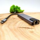 Універсальний Type-C Хаб 5в1 Xiaomi  (RJ45+USB-C+2USB3.0+HDMI)