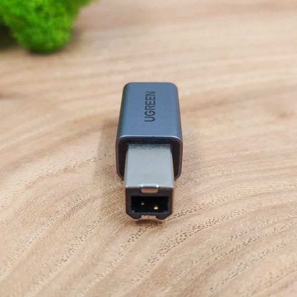 Металевий перехідник Type-C to USB-B (принтер) UGREEN US382(зас.тов.)