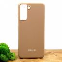 Чохол Silicone Case для Samsung S21 Matte Pink(зас.тов.)