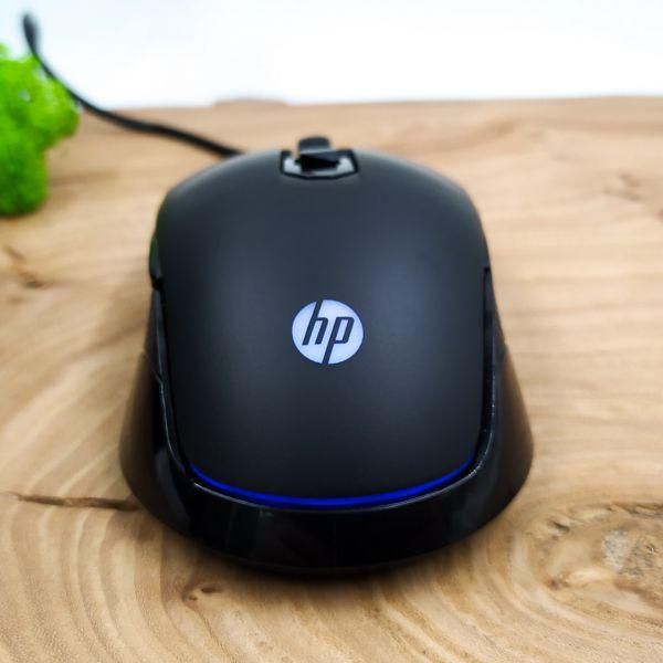 Дротова ігрова миша з RGB-підсвіткою HP M200 Black