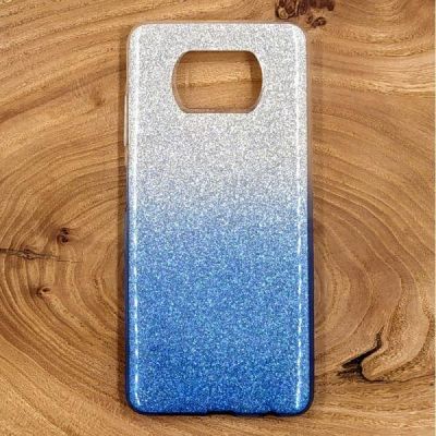 Силіконовий чохол VAJA градієнт для Poco M3 Blue