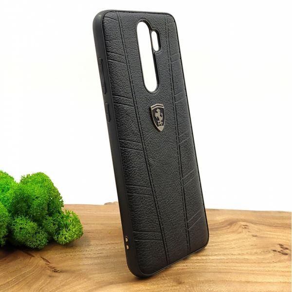 Чохол TOTU LEATHER CASE Ferrari design для Xiaomi Redmi Note 8 Pro(зас.тов.)