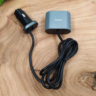 Автомобільний зарядний пристрій PD/QC3.0 (3USB-A+USB-C) HOCO Z35 Remote(зас.тов.)