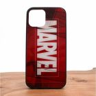 Скляний ударостійкий чохол з принтом Marvel для iPhone 12/12 Pro (6.1)(зас.тов.)