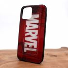 Скляний ударостійкий чохол з принтом Marvel для iPhone 12/12 Pro (6.1)(зас.тов.)