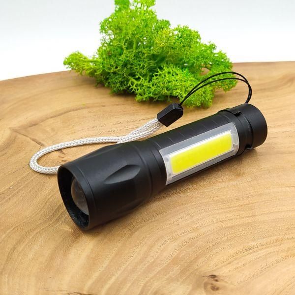 Кишеньковий акумуляторний LED-ліхтарик з USB-зарядкою Powerdex PD-5568 Plus