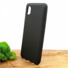 Силіконовий  чохол Simin Style для Samsung A01 Core Black(зас.тов.)