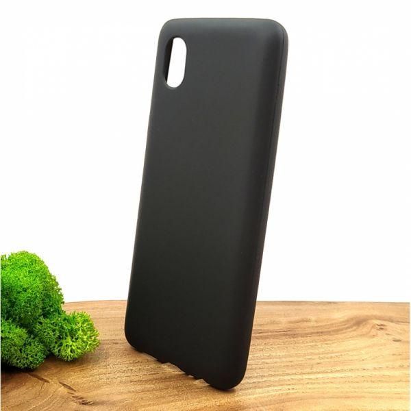 Силіконовий  чохол Simin Style для Samsung A01 Core Black(зас.тов.)